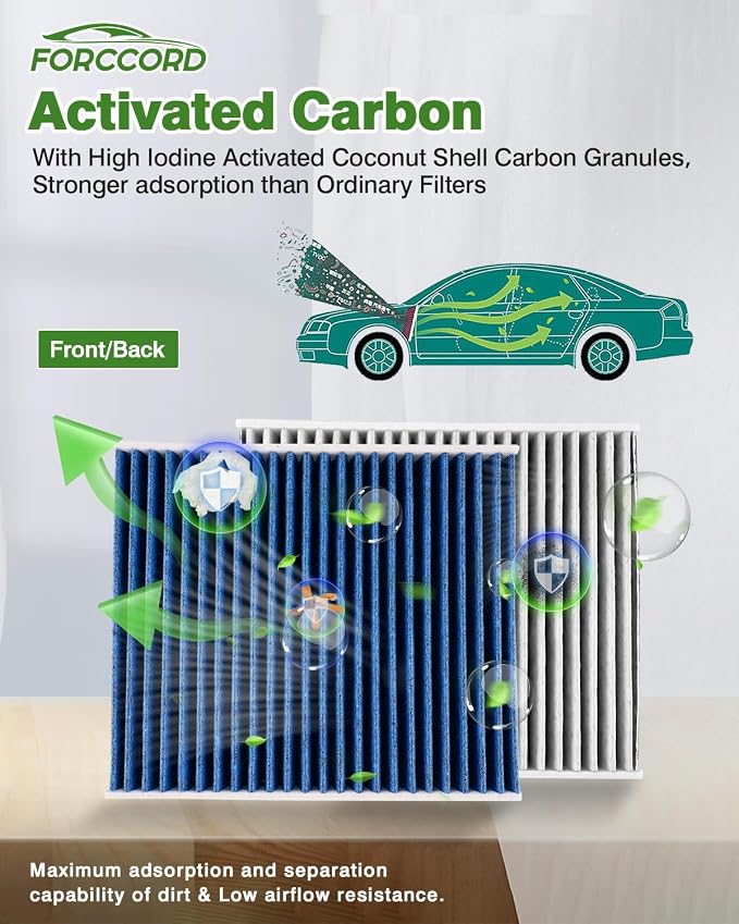 Cabin & Engine Air Filter Fits for Kia Soul 2014 2015 2016 2017 2018 2019 L4 - Image 6