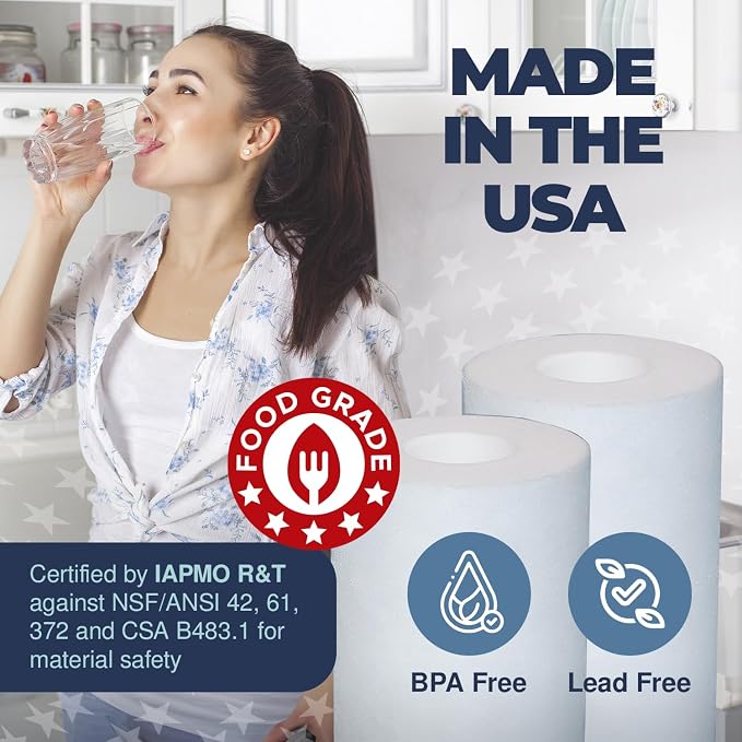American Made, 5 Micron 10 x 2.5 Sediment Filter - Image 2