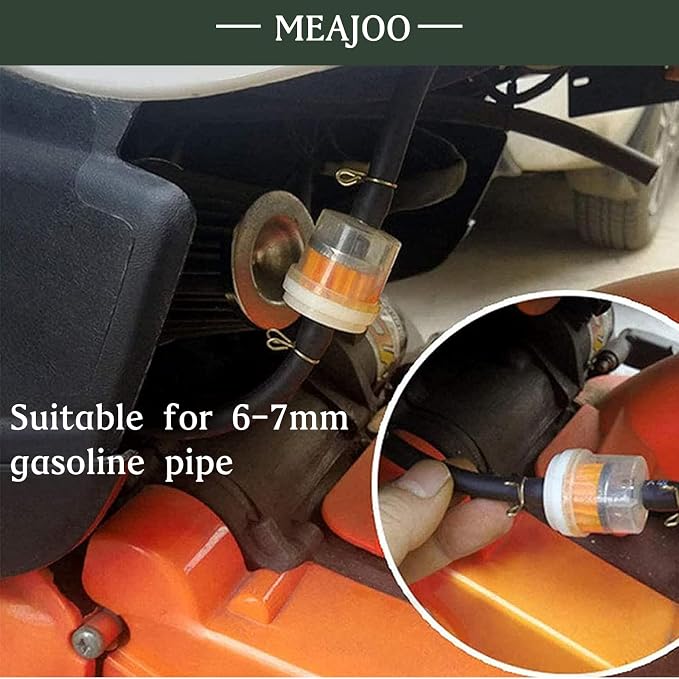 10PCS 1/4" 6mm-7mm Gas Inline Fuel Filter, - Image 5
