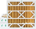 Glasfloss ZL 24x24x4 MERV 11 4" Inch AC Furnace Pleated Air Filters. Box of 3. by Glasfloss