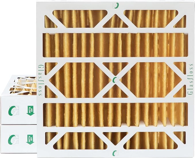 Glasfloss ZL 20x20x4 MERV 11 4" Inch AC Furnace Pleated Air Filters. Box of 3. - Image 2