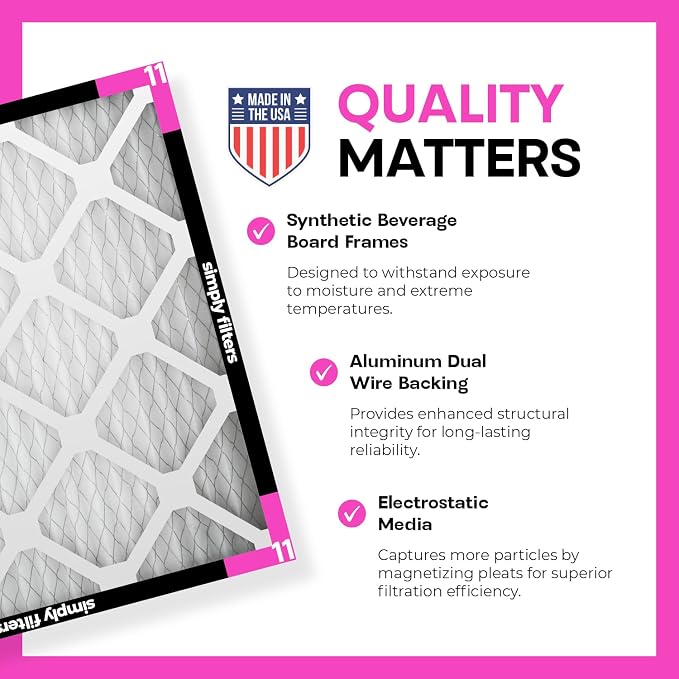 Simply 14x14x1 Air Filter, Merv 11, MPR 1000, 6 Pack, Furnace Air Filter - Image 4