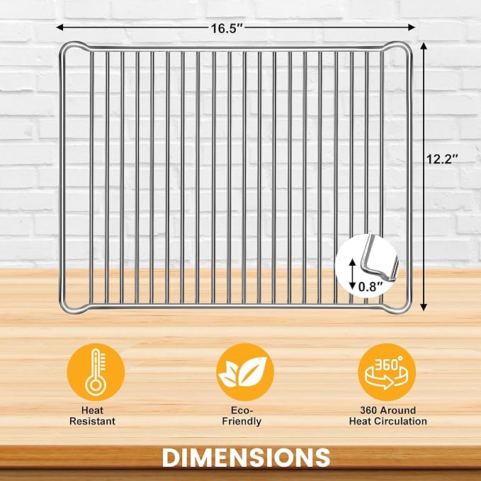 Smart Oven Rack for Breville Oven BOV900BSS, 16.5''*12.2'' Stainless Steel Air - Image 3