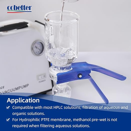 100 Pieces/Pack PTFE Disc Membrane Filters Hydrophilic 47mm Diameter 0.22µm - Image 4