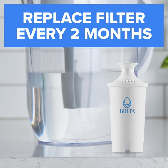 Brita Standard Water Filter for Pitchers and Dispensers, Cadmium and Mercury - Image 3