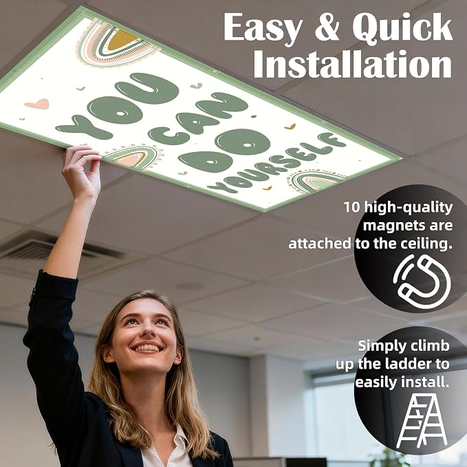 4 Pcs Fluorescent Light Covers - Image 3