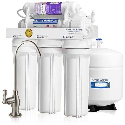 APEC WATER | Reverse Osmosis Water Filter, Alkaline 6-Stage RO System, pH+ by APECWaterSystems