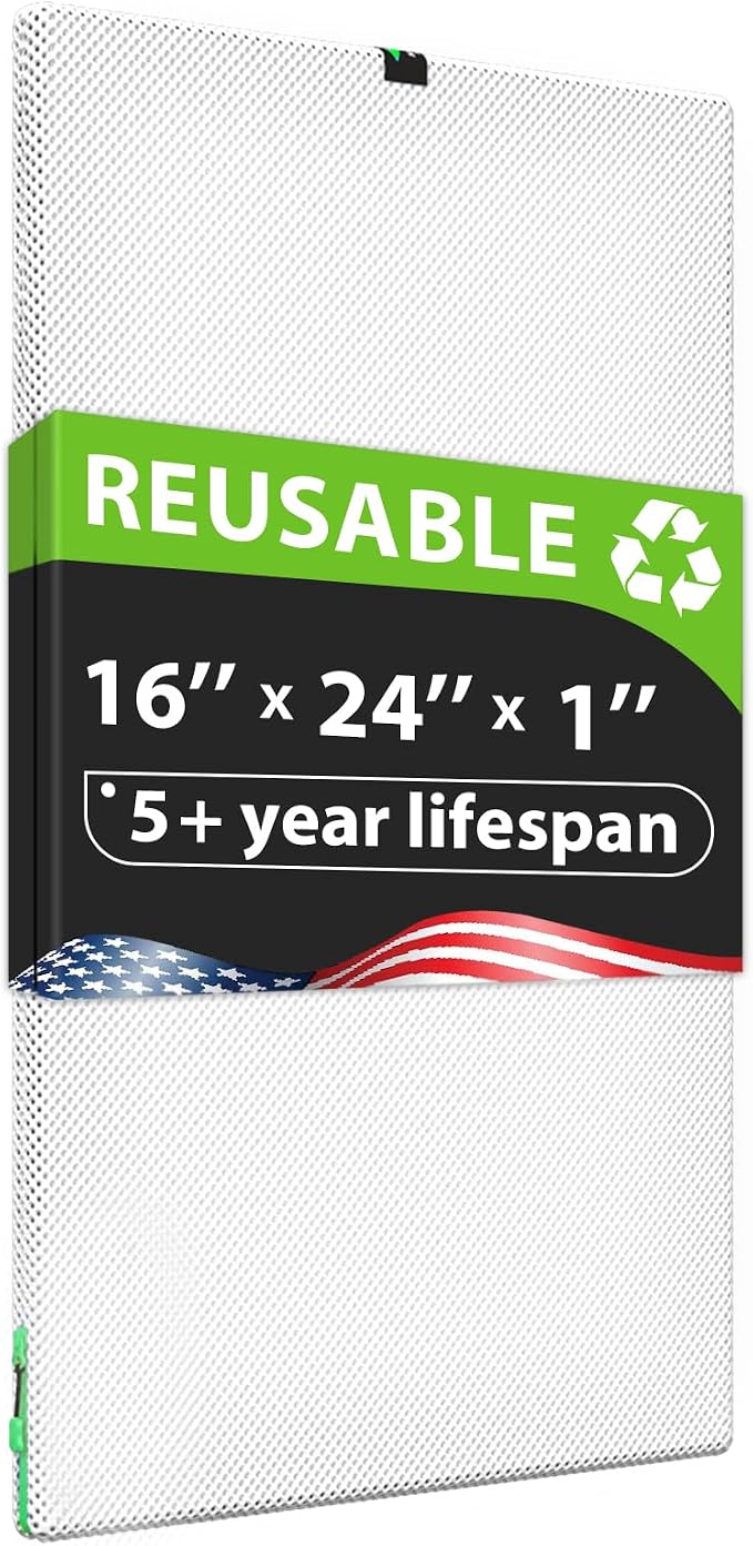 Reair 16x24x1 Air filter, Washable and Reusable Air Filter 16x24x1 by Reair