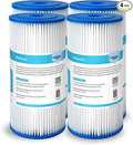 Membrane Solutions 20 Micron Pleated Water Filter Home 10"x4.5" Whole House by MembraneSolutions