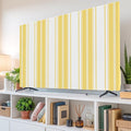Minimalist Yellow Stripes Indoor TV Cover, Elastic TV Screen Protector Gold by Unknown