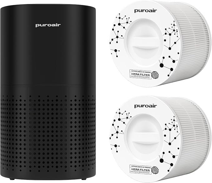 PuroAir 240 HEPA Air Purifier and 2 HEPA Air Filters by PuroAir