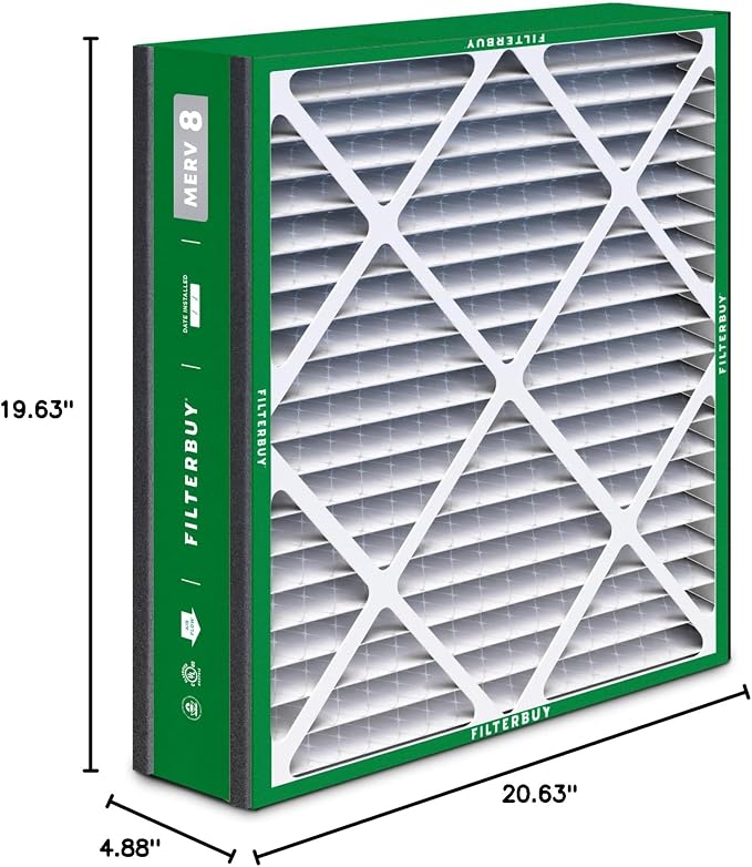 Filterbuy 20x20x5 Air Filter MERV 8 Essential Dust & Allergy Defense, - Image 10