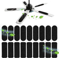 18PCS Ceiling Fan Filters for Blades, Premium Coconut Shell Activated Carbon by Unknown