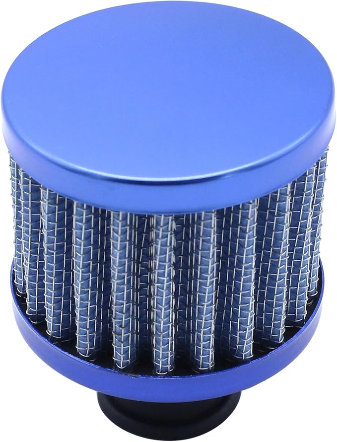 2 PCS/SET Blue 12mm Air Filter Cold Air Intake Filter Breather Turbo Vent Air - Image 3