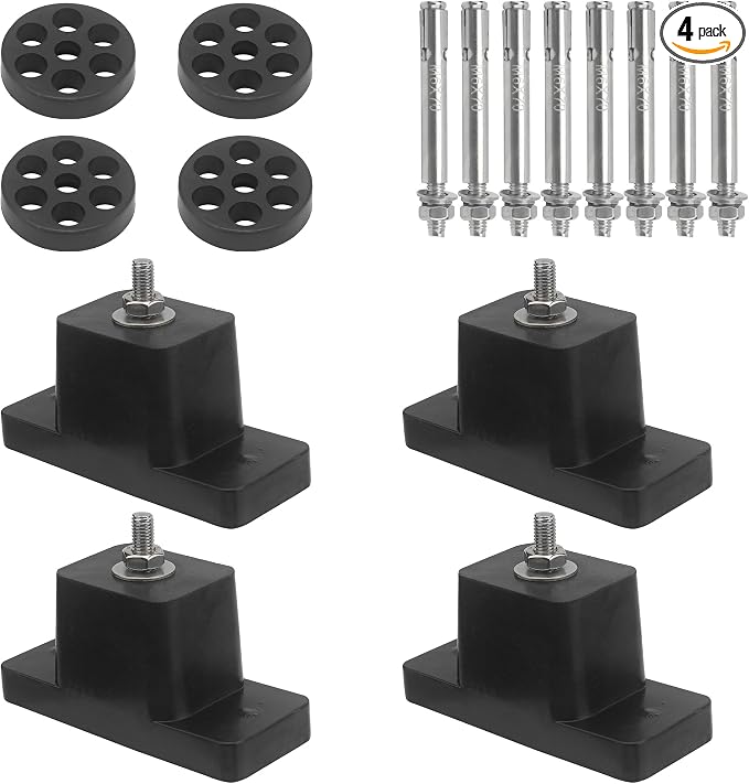 Anti-Vibration Shock Absorbing Rubber Mounting Bracket by Unknown
