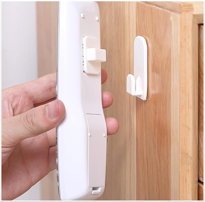 Set of 4 Remote Controller Plastic Wall Hook Holder - Image 6