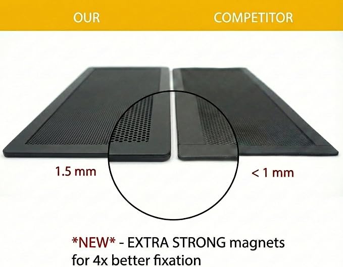 MODERN WAVE - Extra Strong Magnetic Air Vent Screen Cover - Image 2