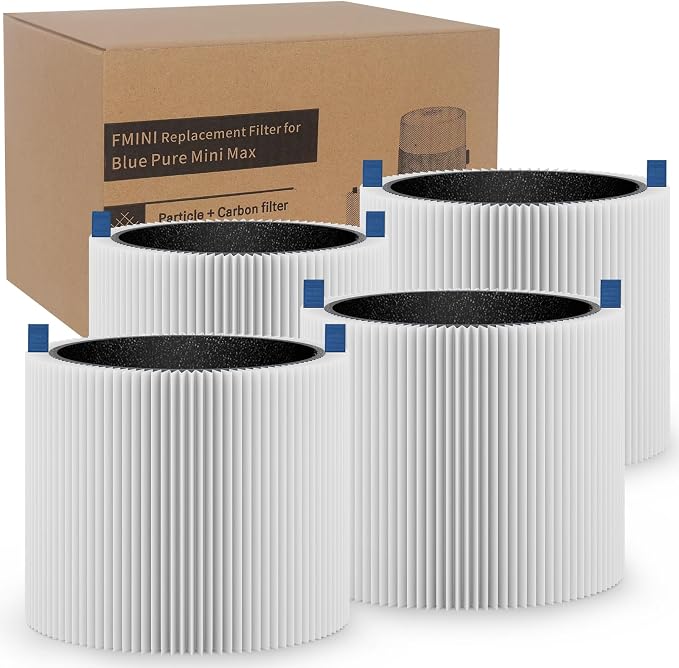 4 Pack Mini Max Filter Compatible by Musslan