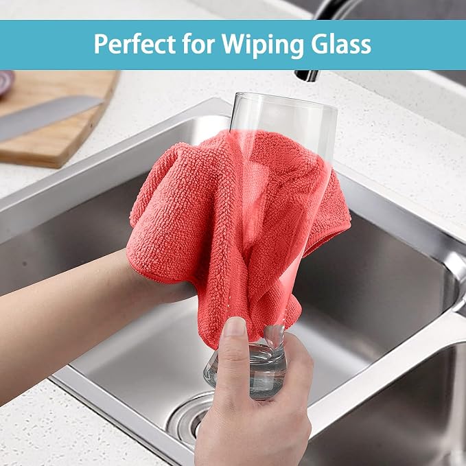 HOMEXCEL Microfiber Cleaning Cloth, Premium Microfiber Towels - Image 6