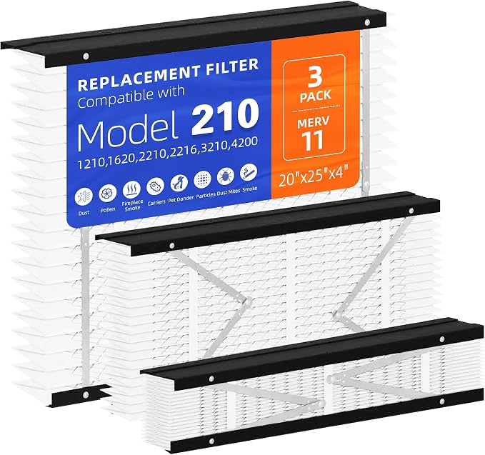3 Pack 210 Replacement Filter, Compatible by VOYARTOOLS