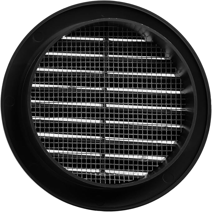 4" Inch Black Round Air Vent Cover - Image 8