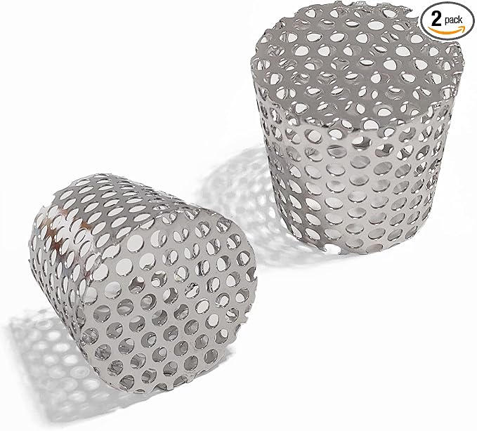 PVC Termination Vent Mesh Cap -2P, 1.97 to 2.37in Stainless Steel Mesh Cover by Aezdoa