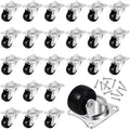 Maitys 24 Pcs 1" Swivel Profile Casters Wheels by Maitys