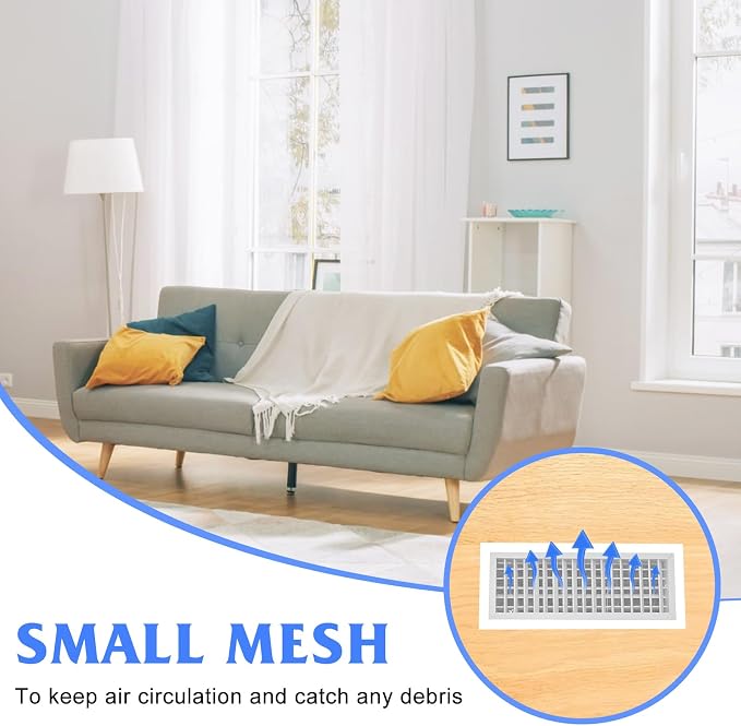 Extra Strong Magnetic Floor Vent Covers, Upgrade Air Vent Screen Cover - Image 4