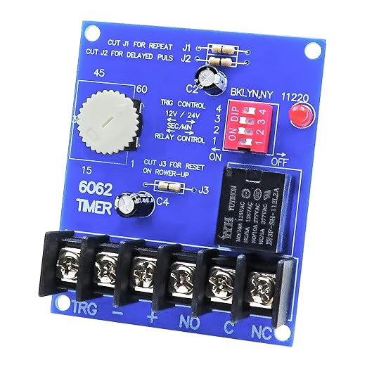 6062 Multi-Function Timer, 12/24VDC Selectable, 1 Sec to 60 Min Adjustable by Unknown