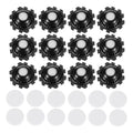 uxcell 24Pcs Mini Self Adhesive Caster Wheels, 1.02" x 0.47" 360° Rotation by uxcell