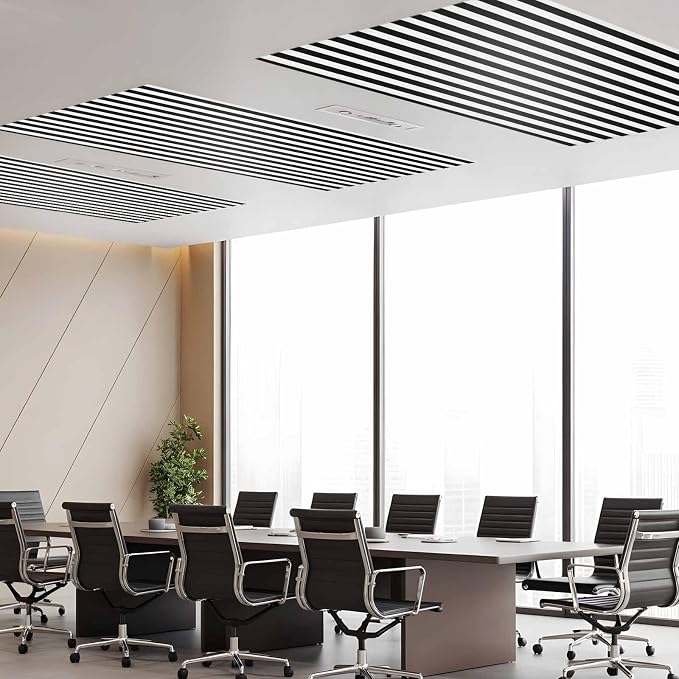 1 Pack Black and White Stripes Fluorescent Light Covers - Image 4