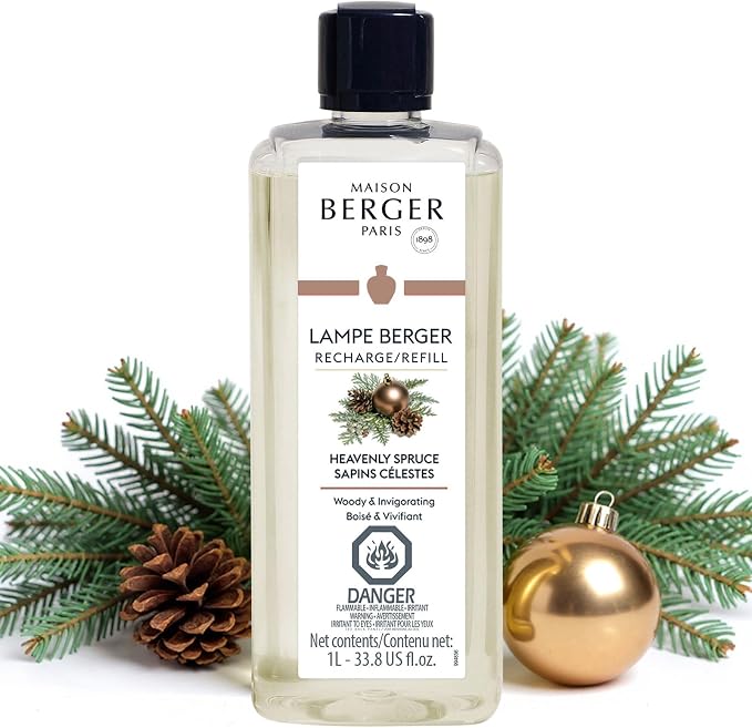MAISON BERGER Lampe Berger Refill, 1 L, Heavenly Spruce | Catalytic Lamp by MAISONBERGER