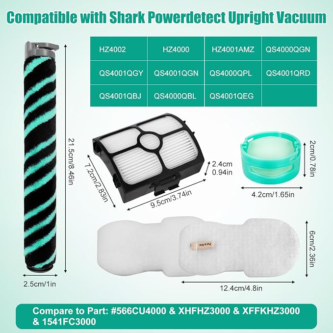 HZ4002 Replacement Filters for Shark HZ4002 & HZ4001AMZ Corded Stick Vacuum - Image 2