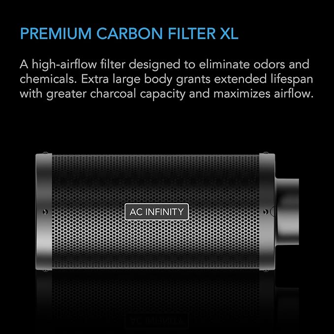 AC Infinity Air Carbon Filter XL 4", - Image 2
