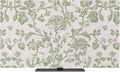 Retro Farm Flower Leaves Texture Indoor TV Cover, Elastic TV Screen Protector by Unknown
