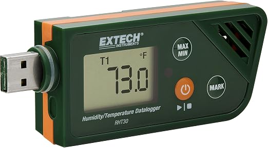 Extech RHT30 USB Humidity/Temperature Datalogger | RH 0.1-99.9%, air temp -22 - Image 3