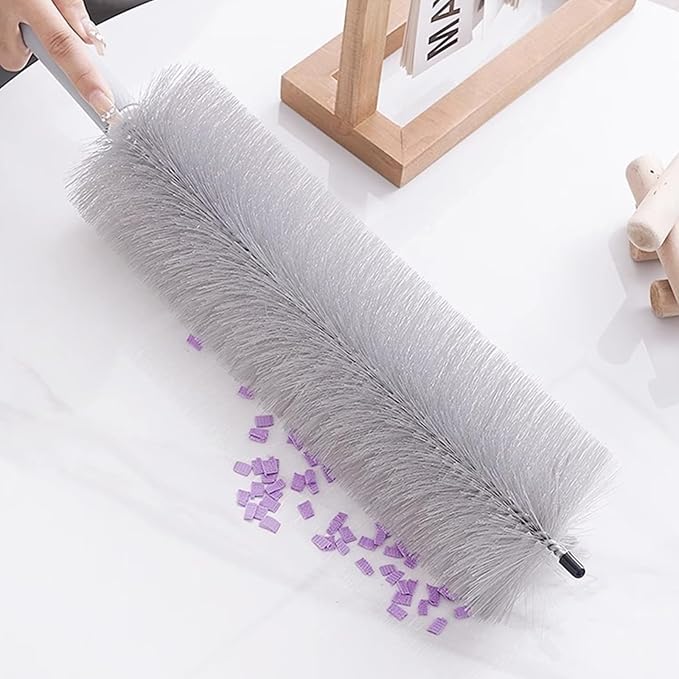 Bendable Microfiber Head, Reusable Dust Remover, Fan Brush Cleaner Washable - Image 4
