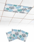 3 Pack Fluorescent Light Cover for Classroom Ceiling Light, Nautical Coastal by Home+L6