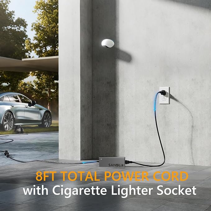 AC to DC Converter 10A Car Cigarette Lighter Socket, SANSUN 120V to 12V Supply - Image 7