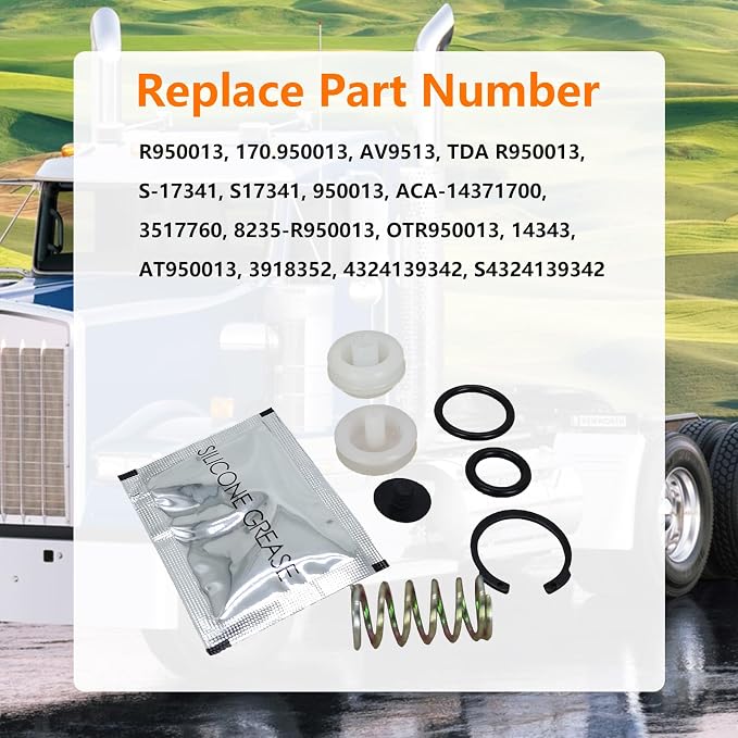 R950013 Air Dryer Turbo Cut-Off Valve Kit Fit - Image 5