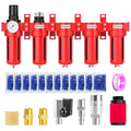TAILONZ PNEUMATIC 0-150PSI 3/8 Inch NPT Red Industrial Grade 5 Stage Air Drying by TAILONZPNEUMATIC