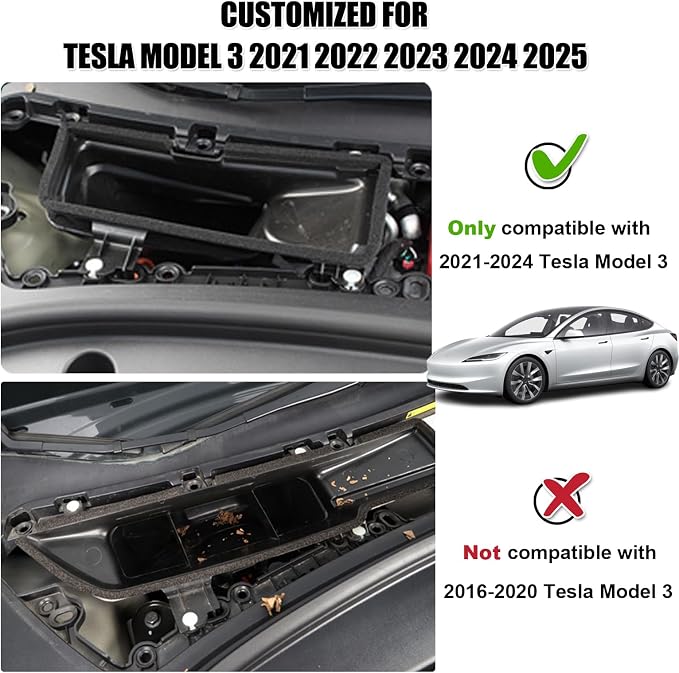 KIKIMO for Tesla Model 3 Air Filter Intake Accessories Replacement 2025 - Image 2