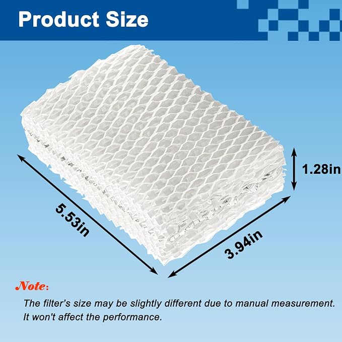 6 Pack WF813 Humidifier Filter Replacement, Upgraded Humidifier Wick Filter - Image 2