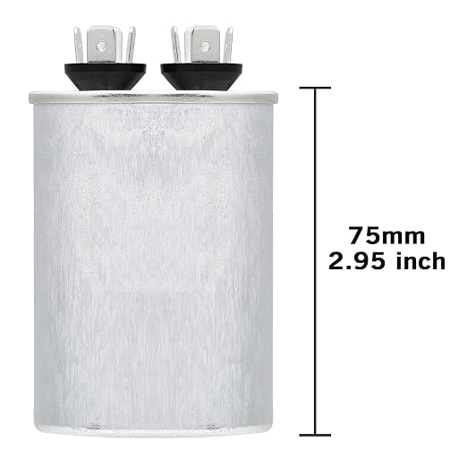 VEXUNGA 10uF 370/440VAC 50/60Hz CBB65 CBB65A Oval Run Start Capacitor 10 MFD - Image 2