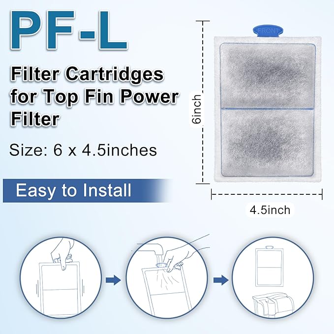 driamor 16 Pack PF-L Fish Tank Filter Cartridges Compatible - Image 4