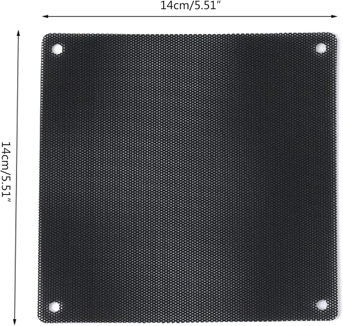 Frame Dust Filter for Computer Fan PC Fan Dust Filter Mesh PVC Computer Fan - Image 2