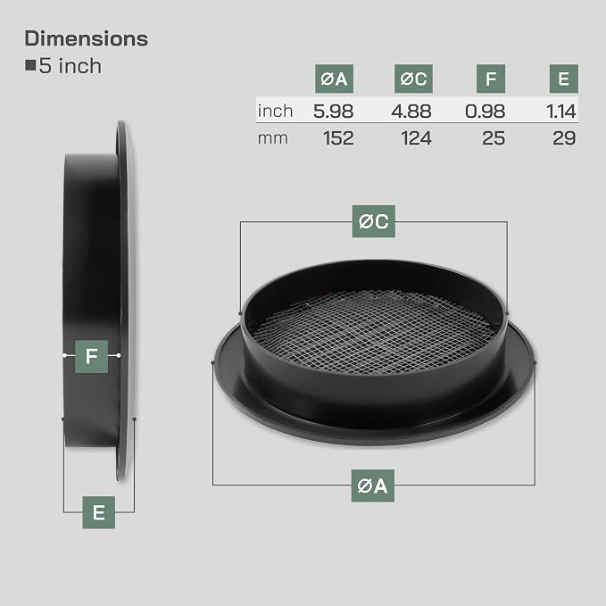 Vent Systems 5'' Inch - Image 2