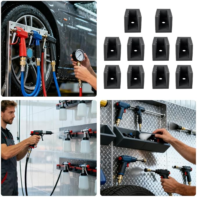 Air Tool Rack - Air Tool Holder, tools Cart Storage Organizer | 10 Pieces - Image 7