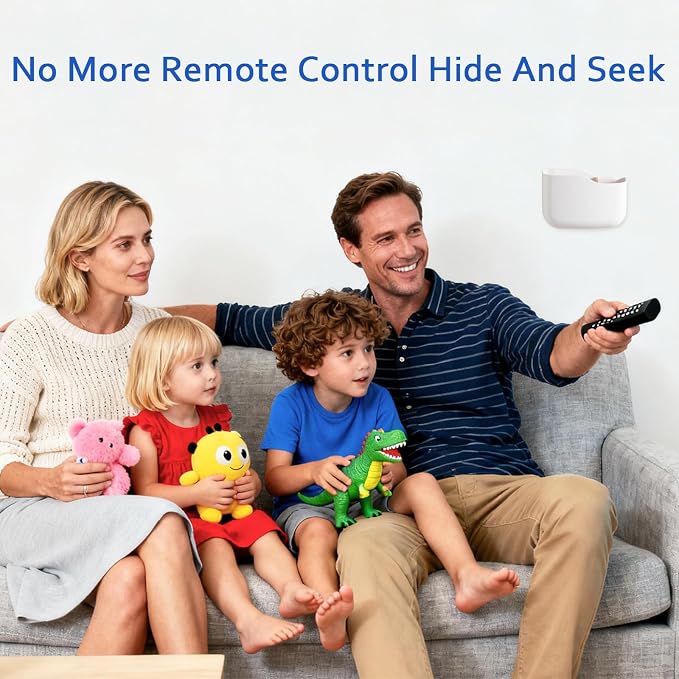 SUNFICON Adhesive Remote Control Holder Wall Mount Media Player Controller - Image 5