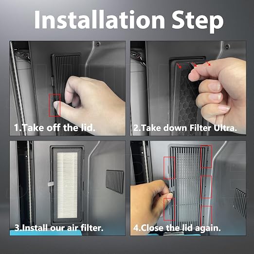 2-Pack for QIDI Max 4 Air Filter – HEPA & Activated Carbon Filter, Dual - Image 8